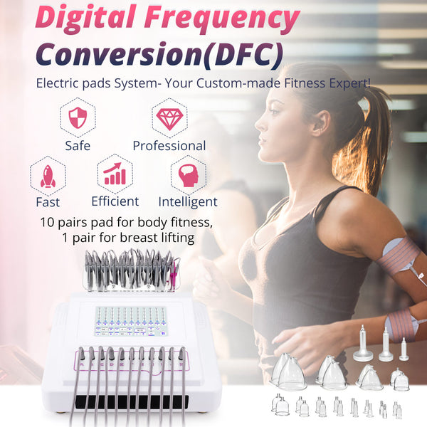 Digital Frequency Conversion Microcurrent Muscle Stimulation Breast Body Massage for Spa Salon Studio Home Use | MS-JS3000B
