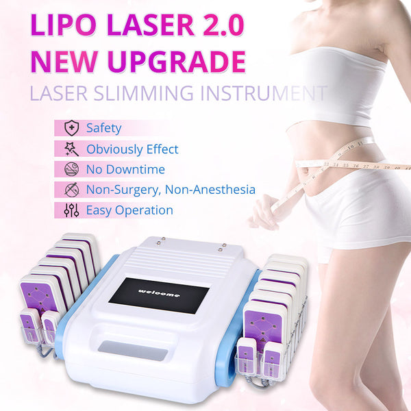 160mw Lipo Laser Weight Loss Fat Burning Slimming Machine 16 Pads for Spa Salon Studio Home Use | MY-16101