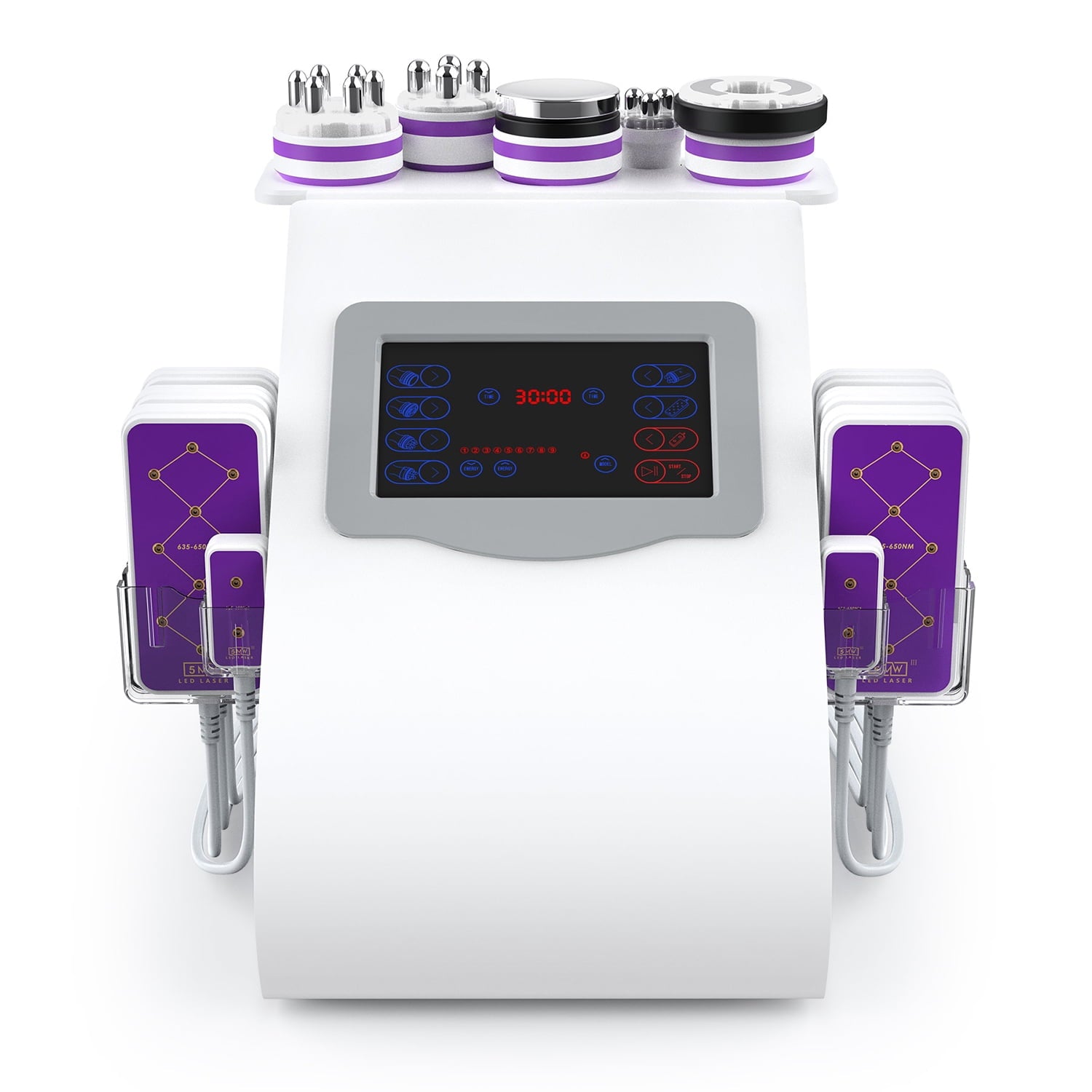 Suerbeaty 6 in 1 cavitation Massage Machine Body Shaping Face Body Skin Care Massager for Salon,Spa,Home Use