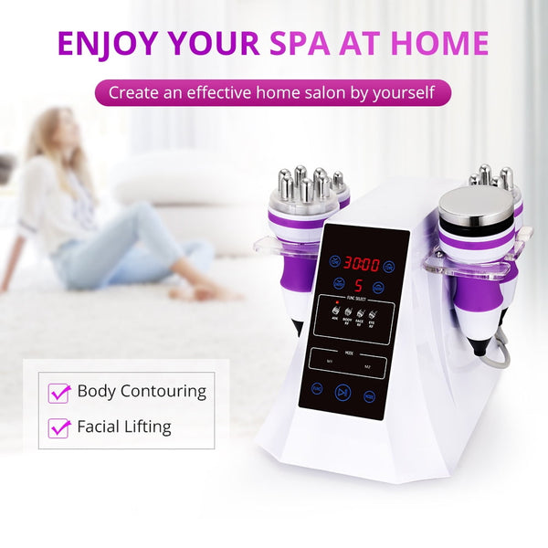 Suerbeaty Cavitation Body Beauty Machine Home Use Spa Skin Care Tool Neck Arm Waist Thigh