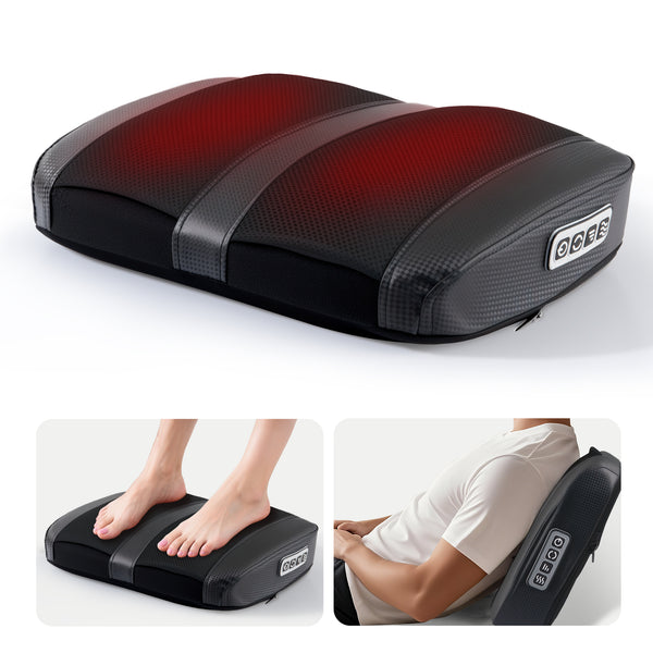 Foot Massager with Heat, Suerbeaty Shiatsu Heated Electric Kneading Foot Massager Machine
