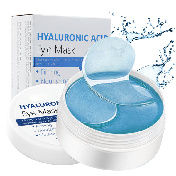 Ouwald Under Eye Patches, Eye Mask for Dark Circles, Puffy Eyes, Eye Bags & Wrinkles, Anti-Aging Hyaluronic Acid Eye Pads, 30 Pairs