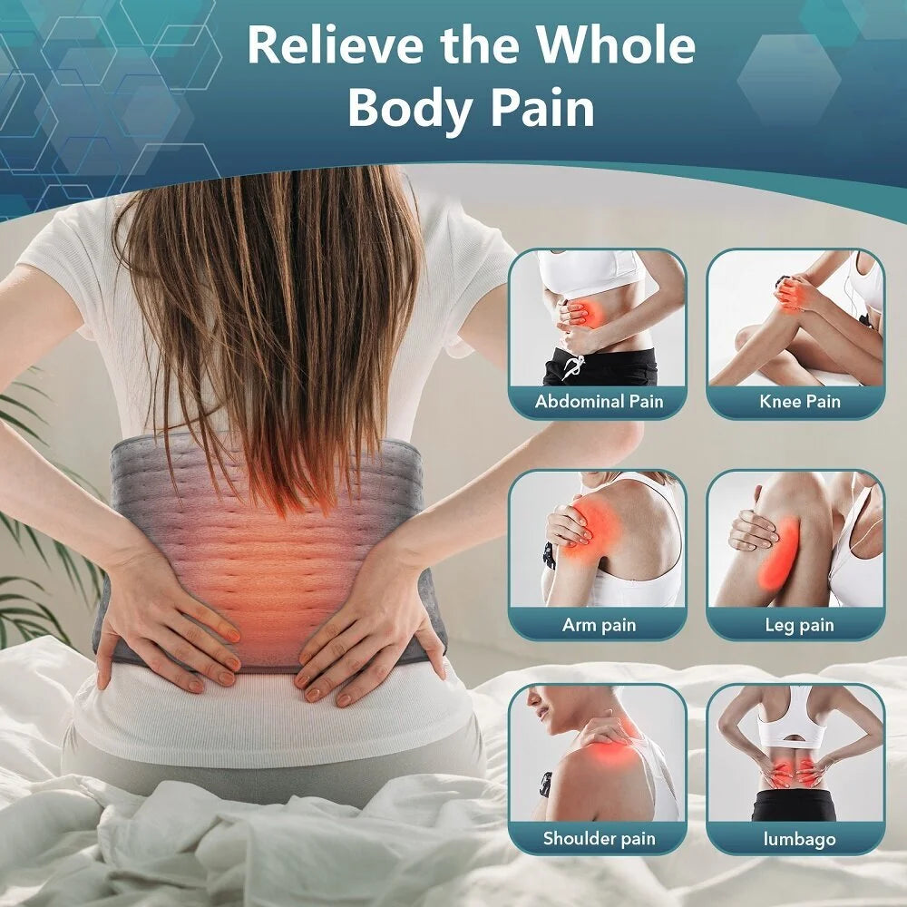 Electric Heating Pad with Massage