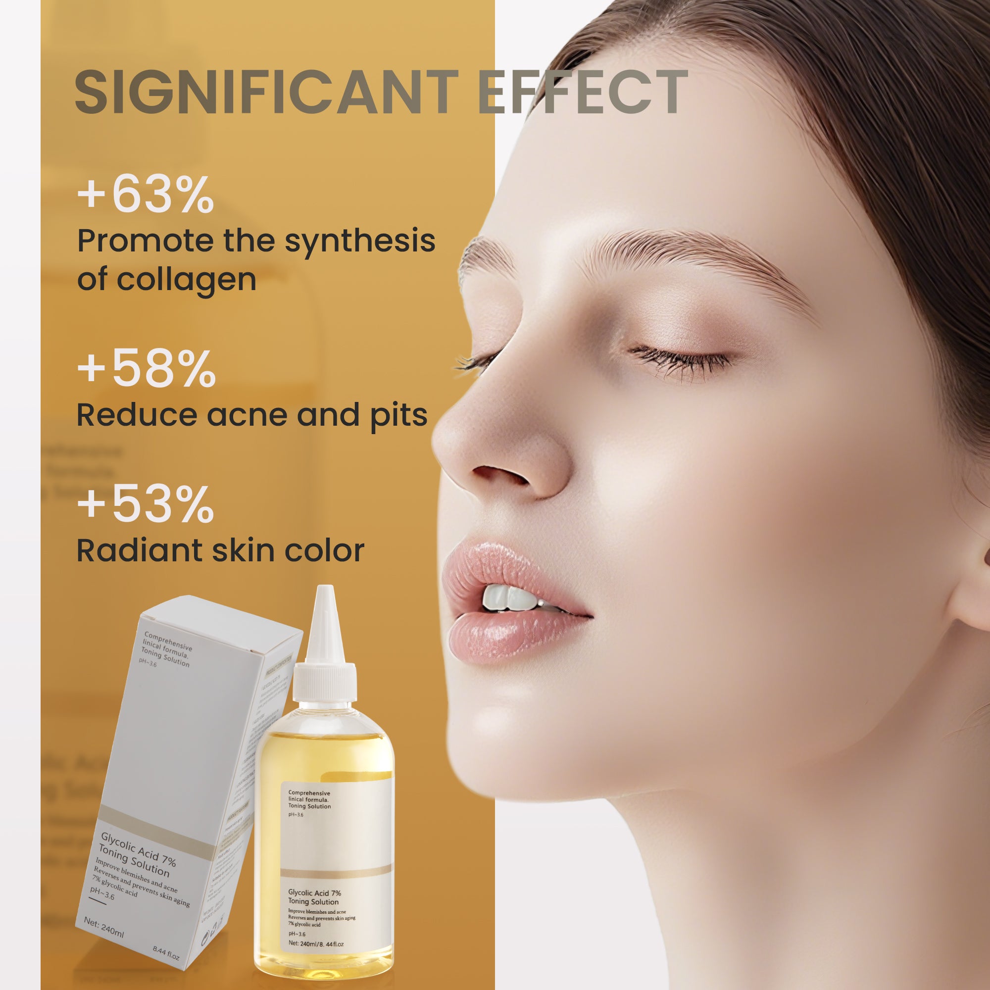 Glycolic Acid 7% Exfoliating Toner - 2 Pack (240ml x 2) – Gently Exfoliates & Hydrates