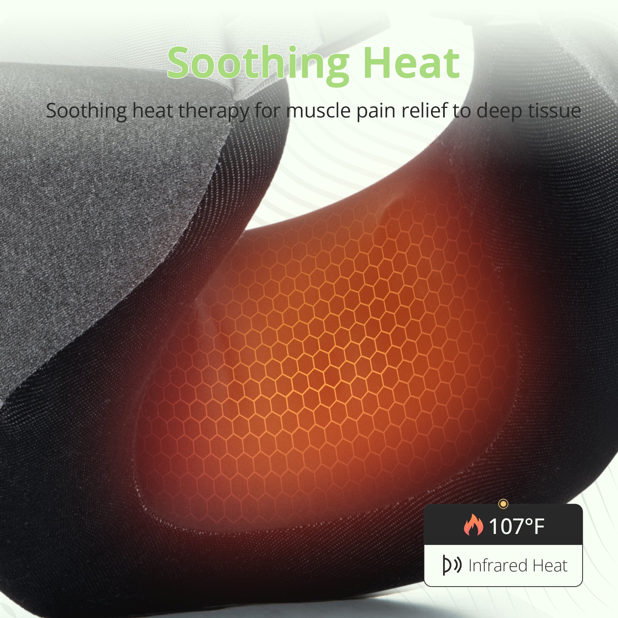 Neck Massager Pillow with Heat, Suerbeaty Portable Shiatsu Neck Massage Pain Relief Deep Tissue,Heated Pillow for Travel,Office & Home,Ideal Gift for Her,Him