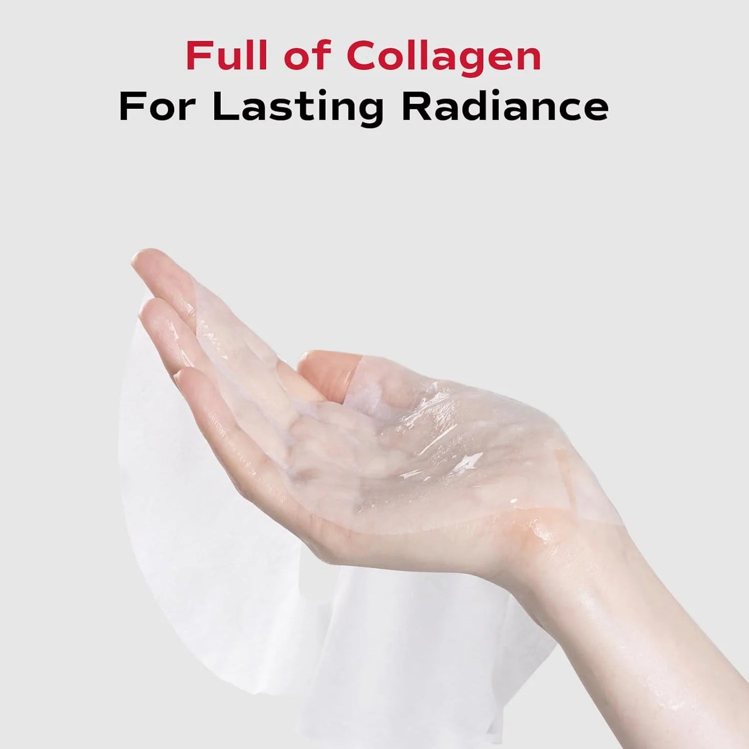 RUTAWZ Collagen Face Mask 4-Pack - Hydrating & Firming Sheet Mask with Hyaluronic Acid & Centella Asiatica, for All Skin Types