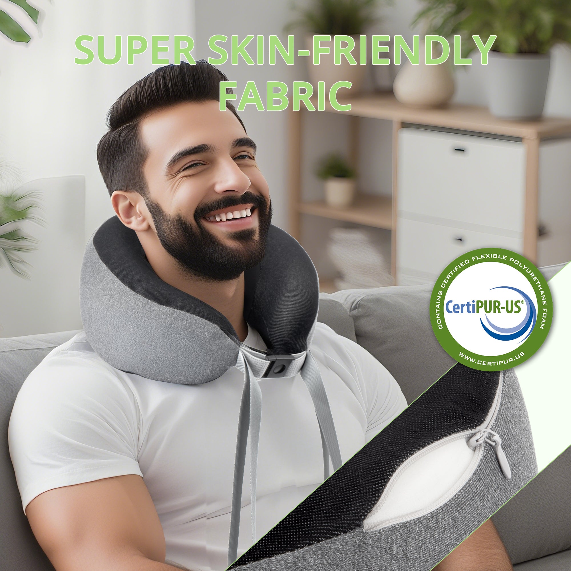 Neck Massager Pillow with Heat, Suerbeaty Portable Shiatsu Neck Massage Pain Relief Deep Tissue,Heated Pillow for Travel,Office & Home,Ideal Gift for Her,Him