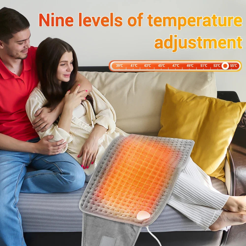 Electric Heating Pad with Massage