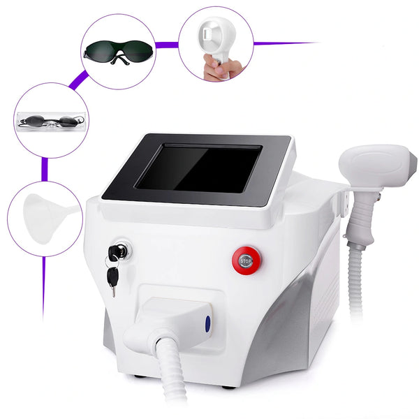 755nm/808nm/1064nm 3 In 1 Diode Laser Permanent Body Hair Removal Beauty Machine for Spa Salon Studio Use | HR-808X