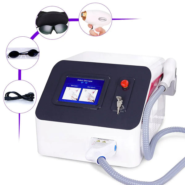 Professional 808nm Diode Laser Hair Removal Beauty Machine for Spa Salon Studio Use | HR-SL808