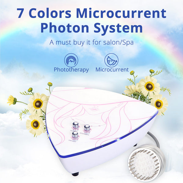 Photon LED Skin Rejuvenation Photon Micro Current Beauty Device for Spa Salon Studio Home Use | MS-12Y3