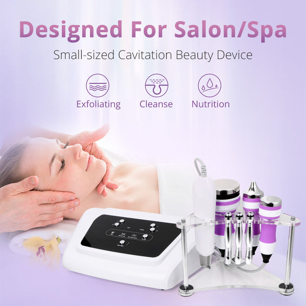 Unoisetion 40K Cavitation Fat Burning Microdermabrasion Ultrasonic Skin Peeling Machine for Spa Salon Studio Home Use | MS-32J5