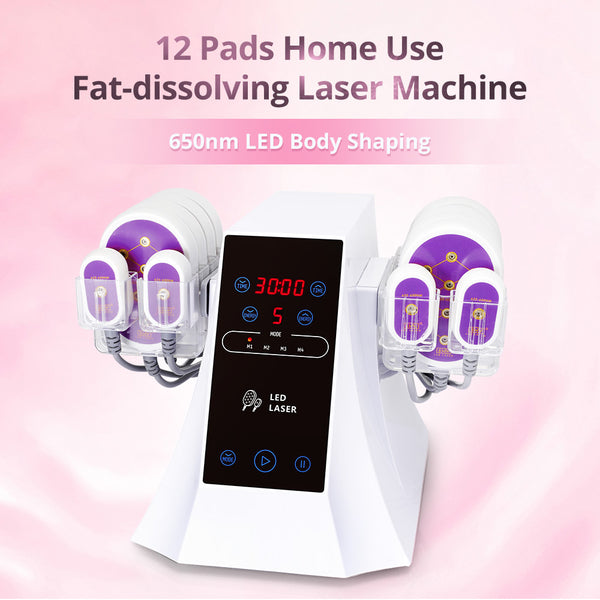 635NM 650NM LED Laser 5MW Pads Fat Reduce Lipo laser Slimming Machine Machine for Spa Salon Studio Home Use | LY-12101J