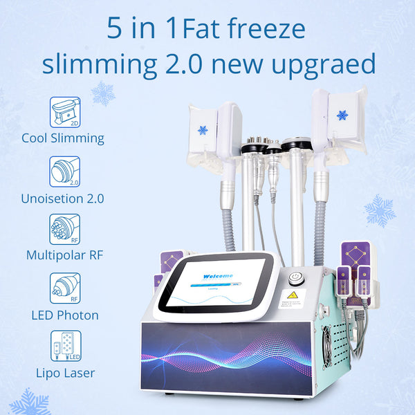 Professional New Fat Freezing Cavitaion 40K RF Lipo Laser Skin Lifting Beauty Machine for Spa Salon Studio Home Use | SM-7205N