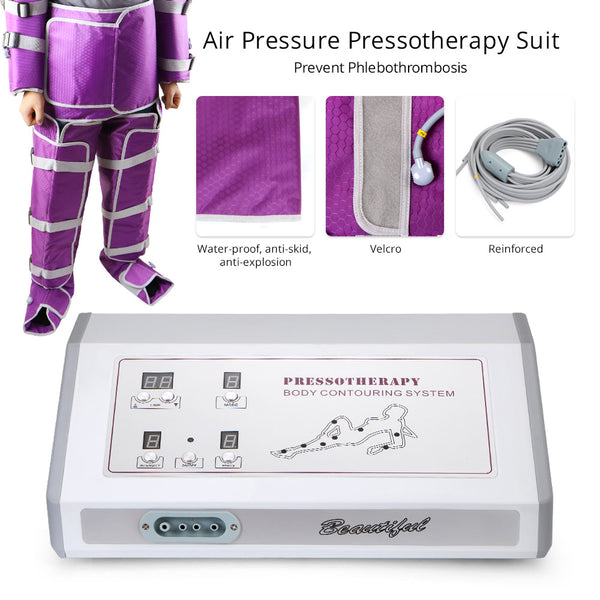 Pressotherapy Pressure Detox Lymph Drainage Weight Loss Body Slimming Machine for Spa Salon Studio Home Use | WL-JMLB1218