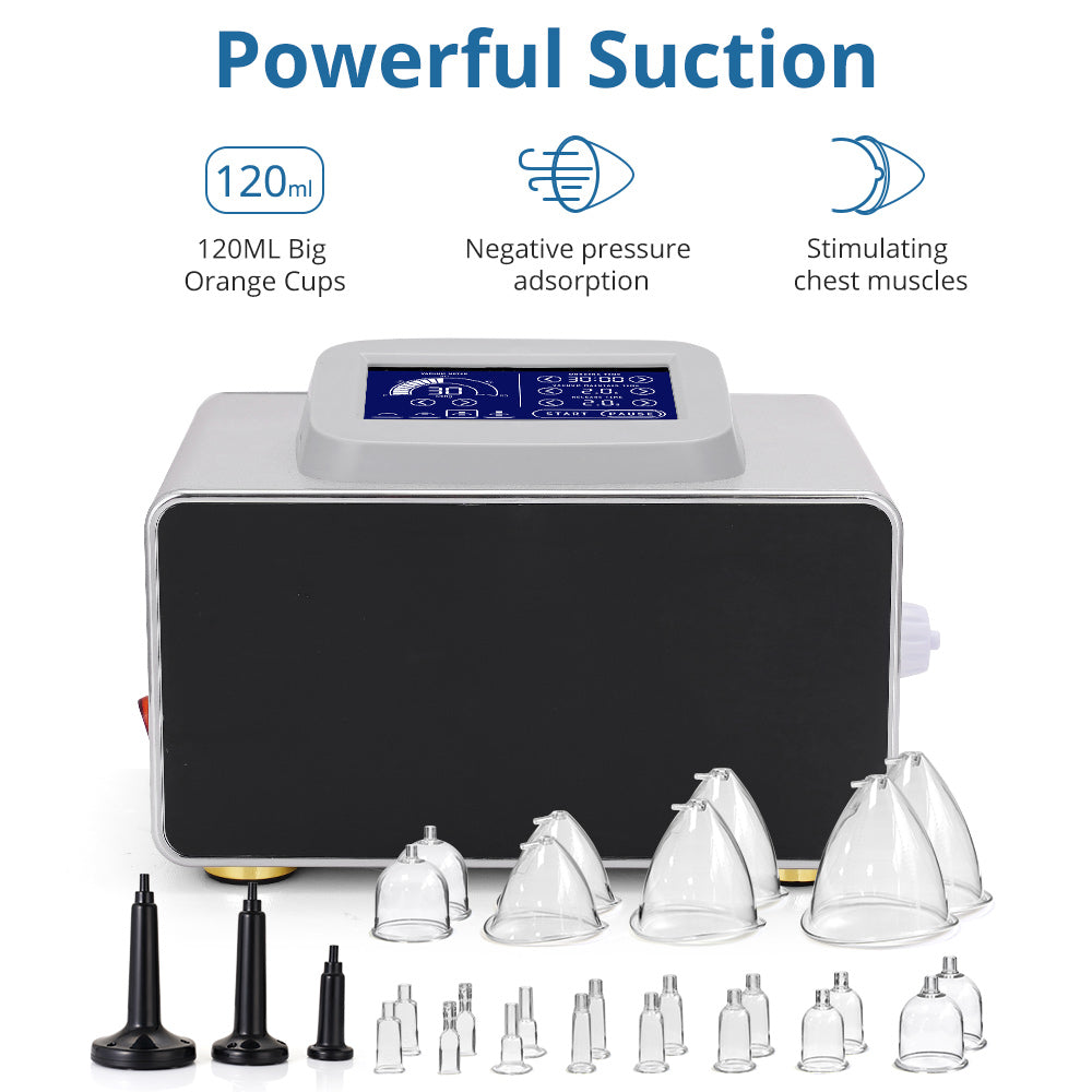 BBL 120ML Cups Vacuum Therapy Machine Breast Butt Enlargement for Spa ...
