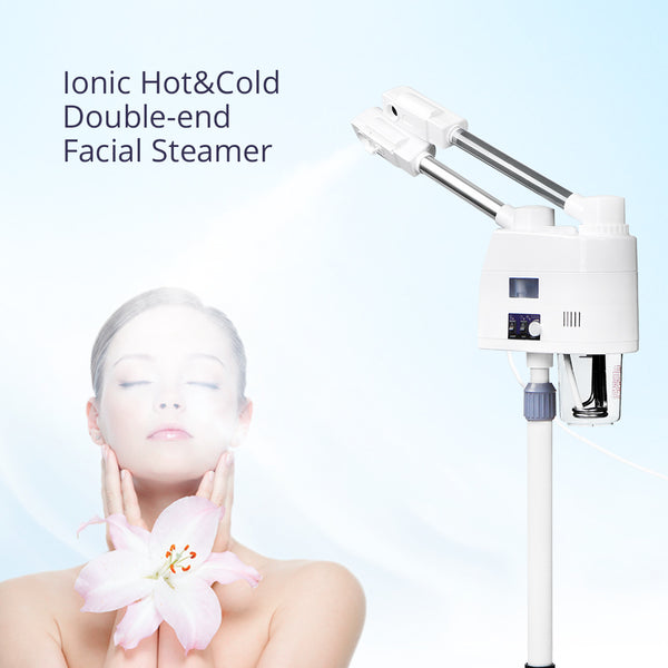 Double Tube Salon Face Facial Hot Spray & Aroma ION Vapor Steam Machine for Spa Salon Studio Home Use | DTNV-707B