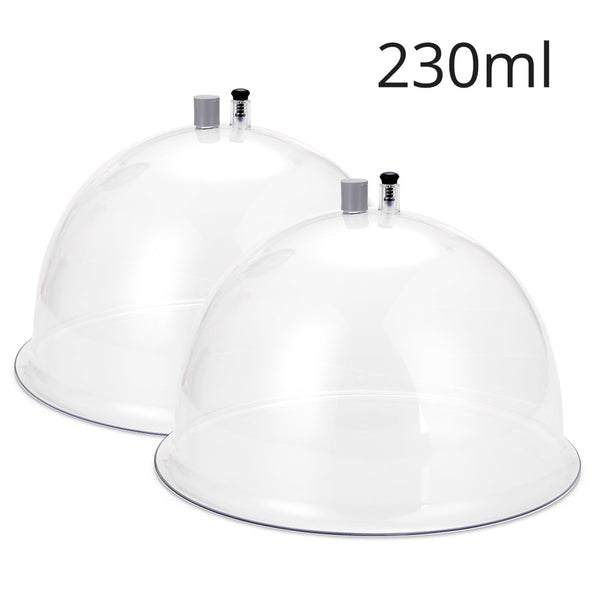 230ML Clear Cups Breast Enhancement Butt Lifting Slimm Vacuum Cupping 2PCS Cups