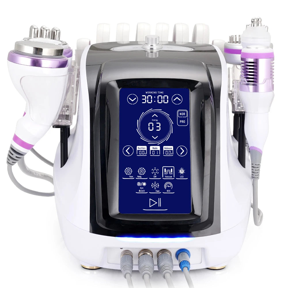 9 IN 1 Ultrasonic Cavitation RF Vacuum Lipo Laser Body Contouring Rejuvenation Machine
