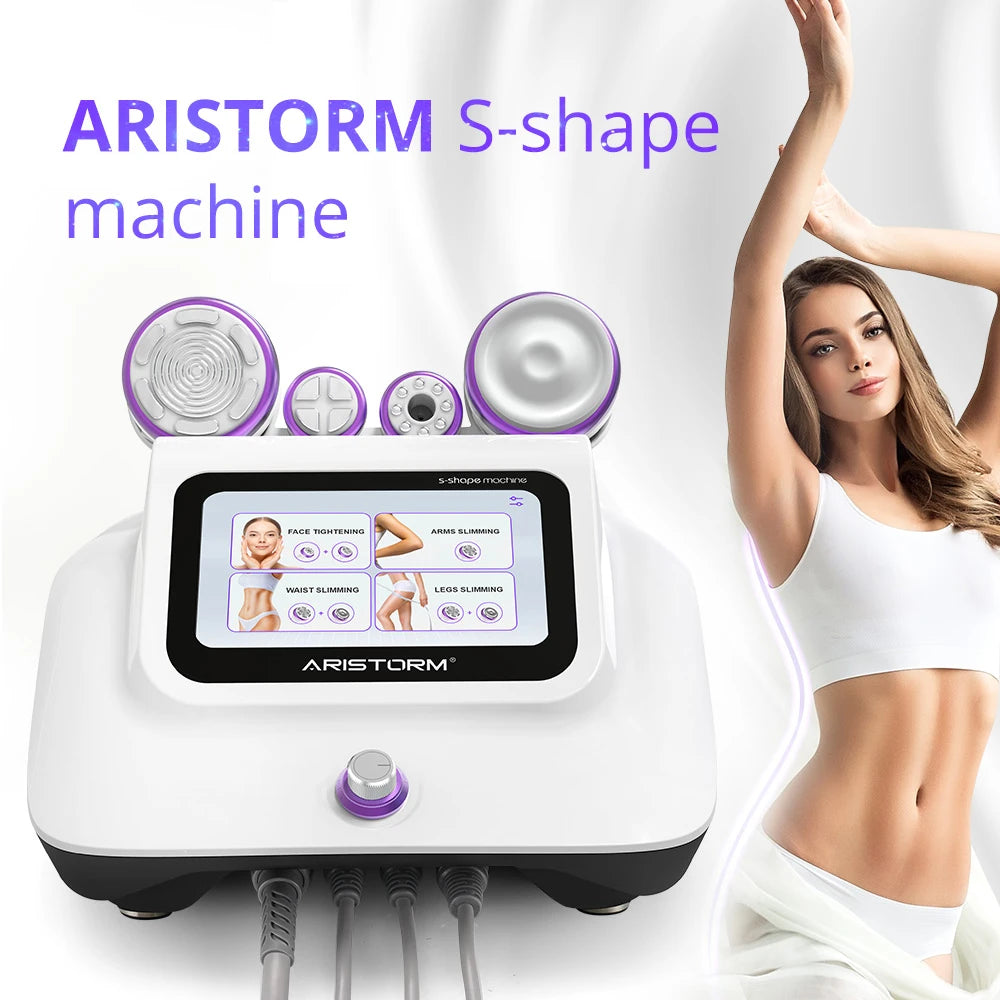 S Shape Cavitation 30K RF Body Slimming Skin Firming Facial Lifting ...