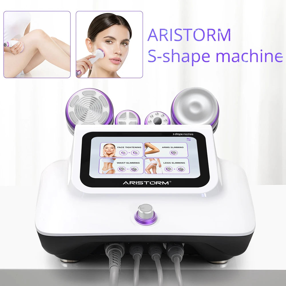 S Shape Cavitation 30K RF Body Slimming Skin Firming Facial Lifting ...